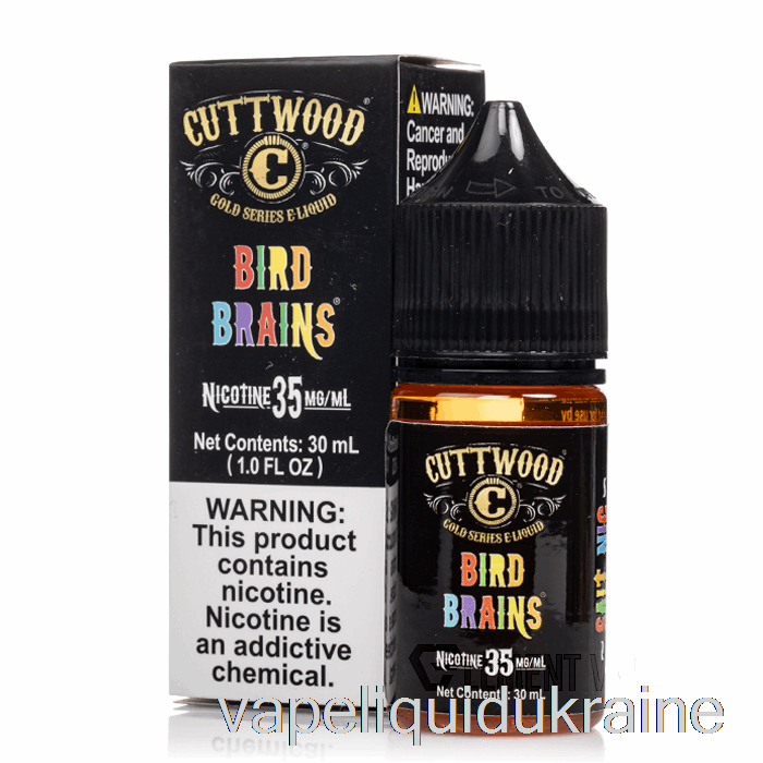 Vape Ukraine Bird Brains - Cuttwood Salts - 30mL 35mg